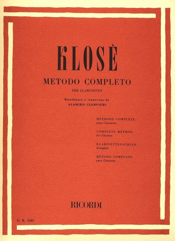 Metodo Completo Per Clarinetto - cvičení pro klarinet
